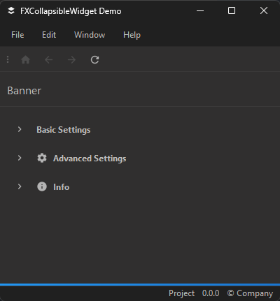 FXCollapsibleWidget