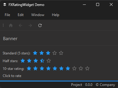 FXRatingWidget